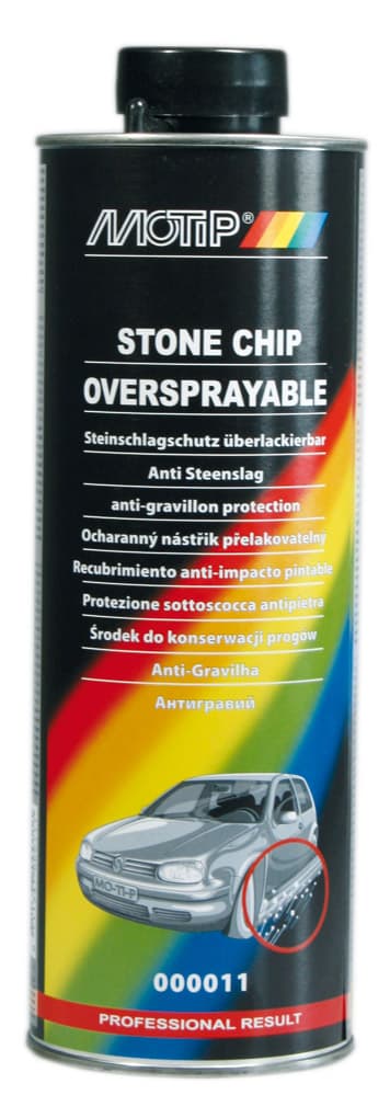 MOTIP UNDERCOATING ANTI STEENSLAG ZWART ONDERSCHROEFBUS 1000ML (1ST)