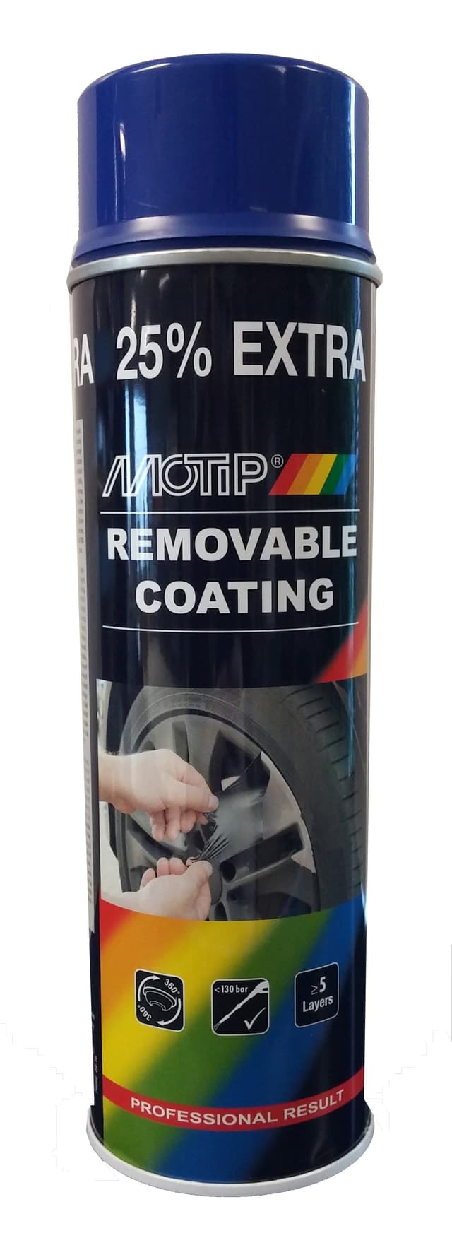 MOTIP MOTIP REMOVABLE COATING BLAUW 500ML (1ST)