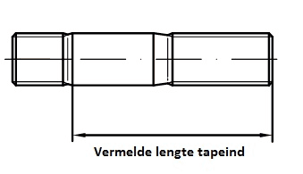 TAPEIND DIN939 8.8 M8X70 (10ST)