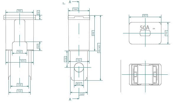 ZEKERING TYPE JAP-B 120A (5ST)