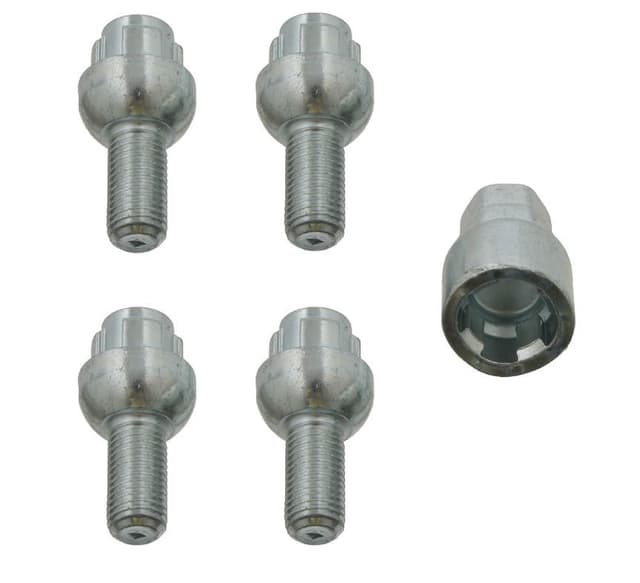 SLOTBOUT SET 4 STUKS M12X1,5-25 + DOP17 VW BOL (1ST)