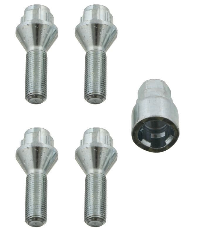 SLOTBOUT SET 4 STUKS M12X1,25-30 + DOP17 FIAT CONISCH (1ST)