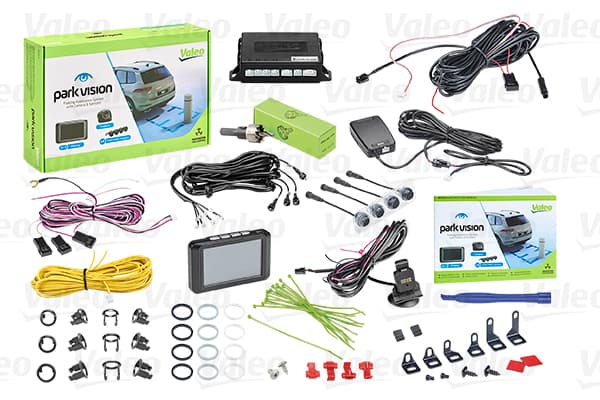 VALEO BEEP & PARK VISION 1 CAMERA + LCD-DISPLAY MONTAGE ACHTER (1ST)